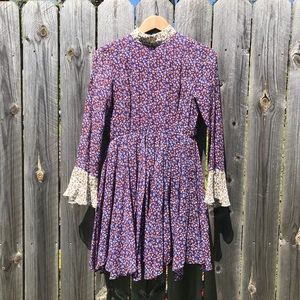 Topshop Alexa Chung Design Floral Mini Dress